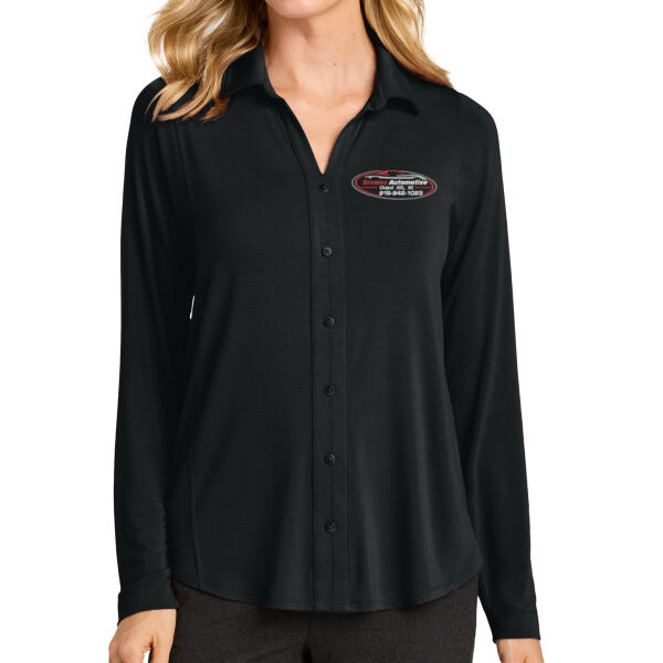 BRO - Women's Luxe Knit Button Tunic Thumbnail