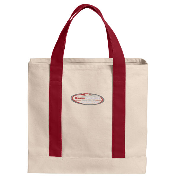 BRO - Cotton Canvas Two Tone Tote Thumbnail
