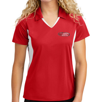 BRO - Women's Side Blocked Micropique Polo Thumbnail